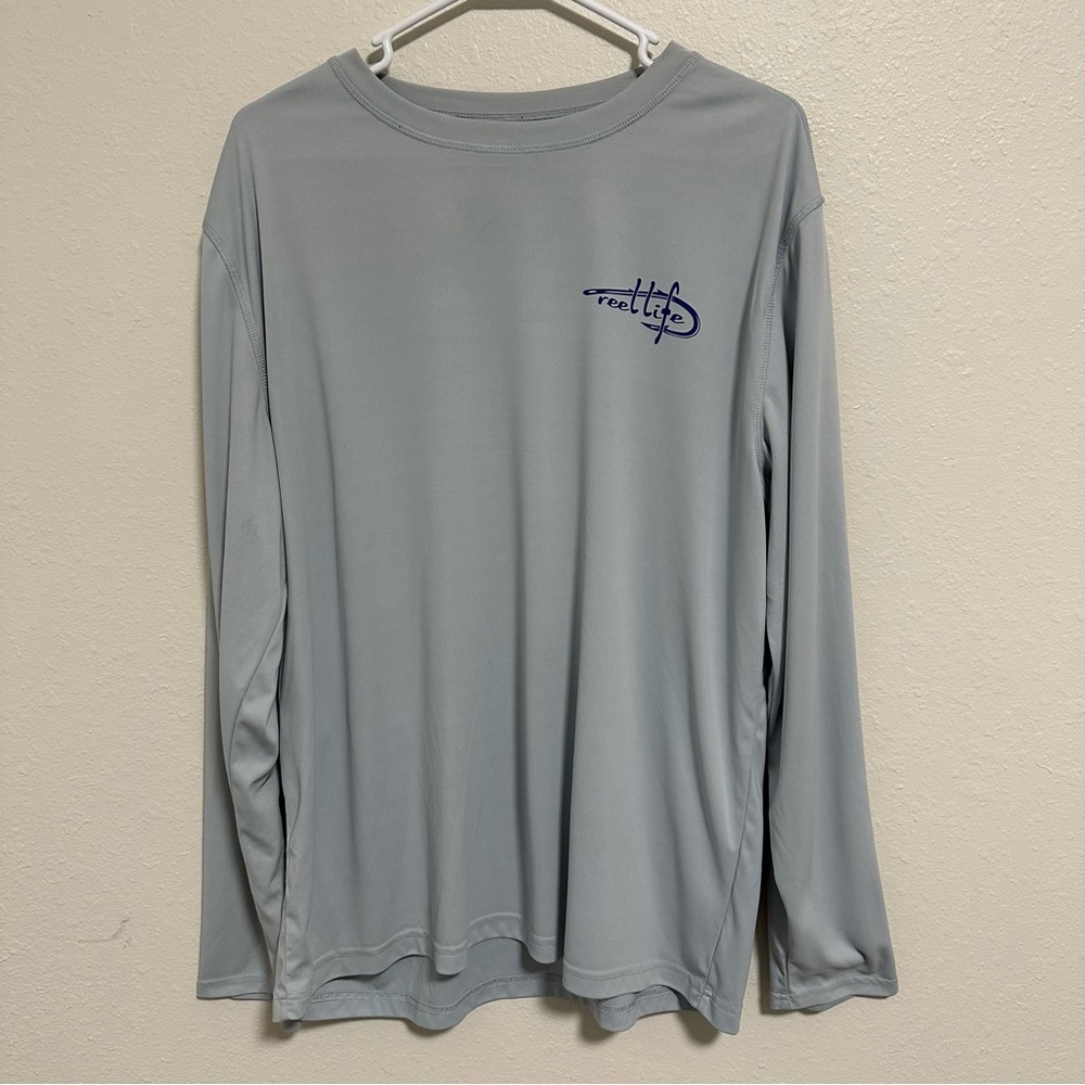 Men's Long Sleeve Reel Life Fishing Shirt (XL)